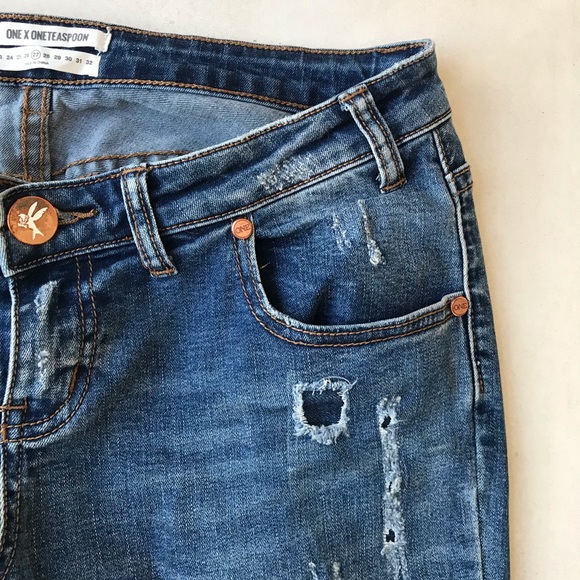 One Teaspoon Freebird II Low Waist Fitted Leg Jean - Picture 4 of 8